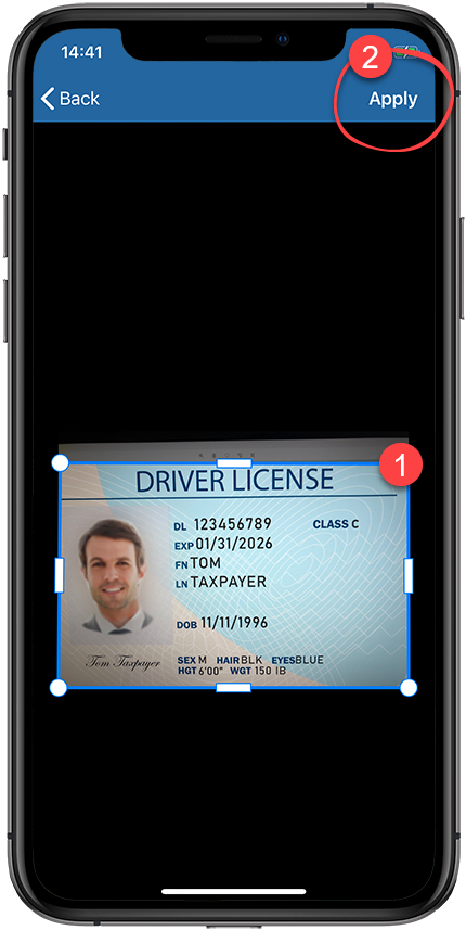 Tap Apply to save changes
