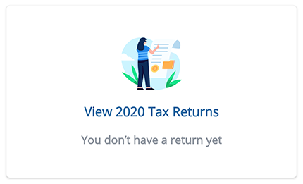 iOS Quick Access tile for Tax Returns