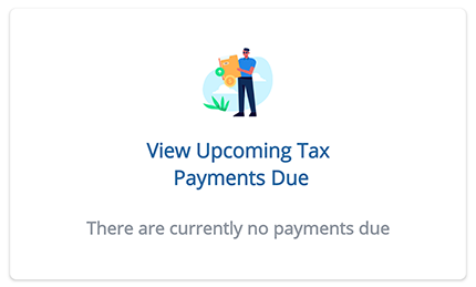 iOS Quick Access tile for Tax Payments