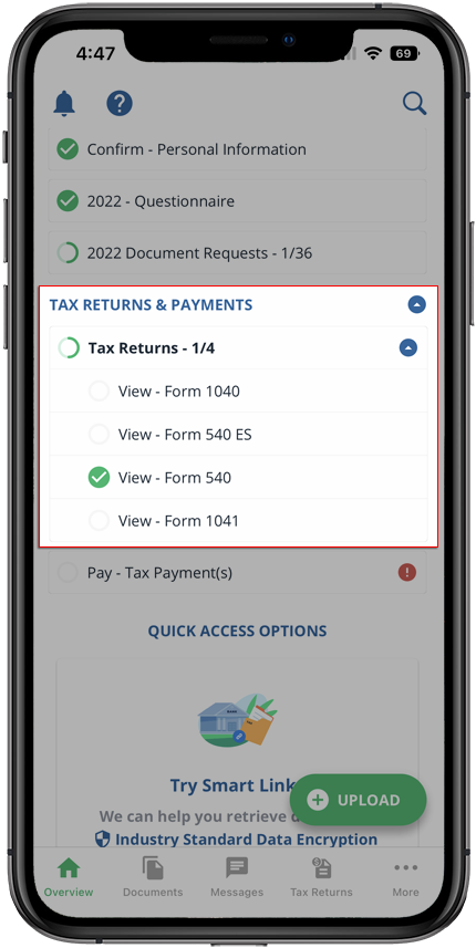 iOS - Tax Returns on Overview.png