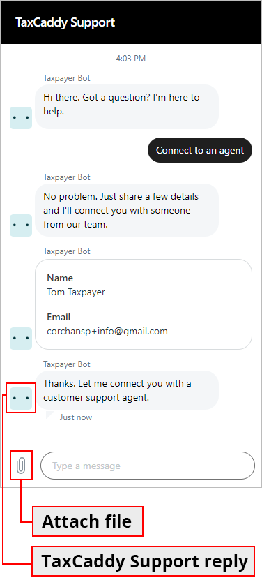 Ability to attach file