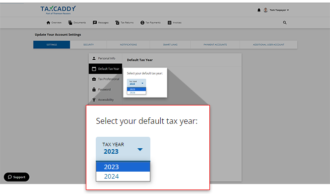 Select your default tax year.png