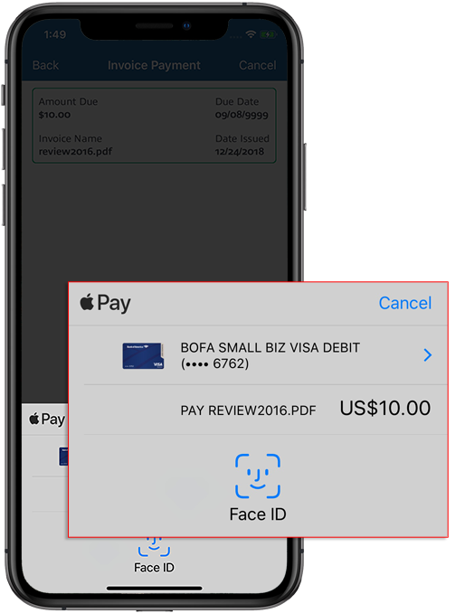 Apple pay face id как пользоваться