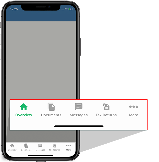 Navigation bar on iOS
