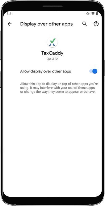 Option to enable a Chat Bubble