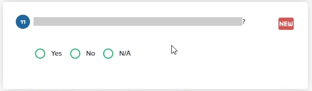 GIF of user selecting answer