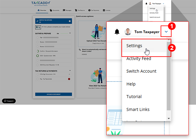 Click Settings from drop-down menu.png
